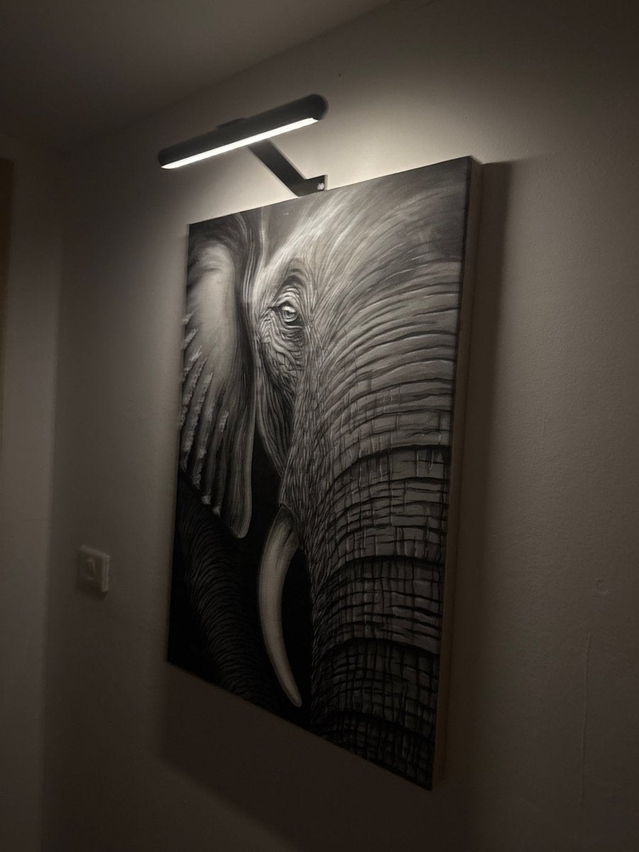 ArtGlow LED-vägglampa - Trådlös belysning för konst och dekoration