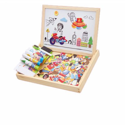 ArtMagnet Board - Montessori trä magnettavla för barn - Kreativitet &amp; Lärande