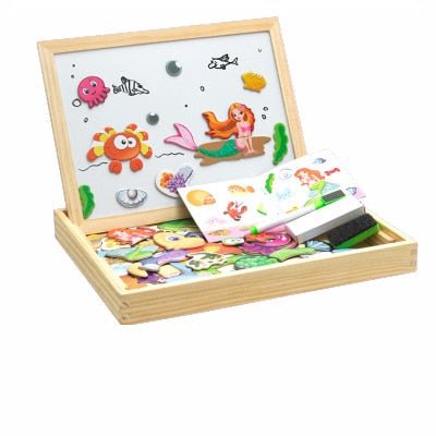 ArtMagnet Board - Montessori trä magnettavla för barn - Kreativitet &amp; Lärande
