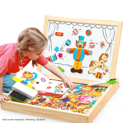 ArtMagnet Board - Montessori trä magnettavla för barn - Kreativitet &amp; Lärande