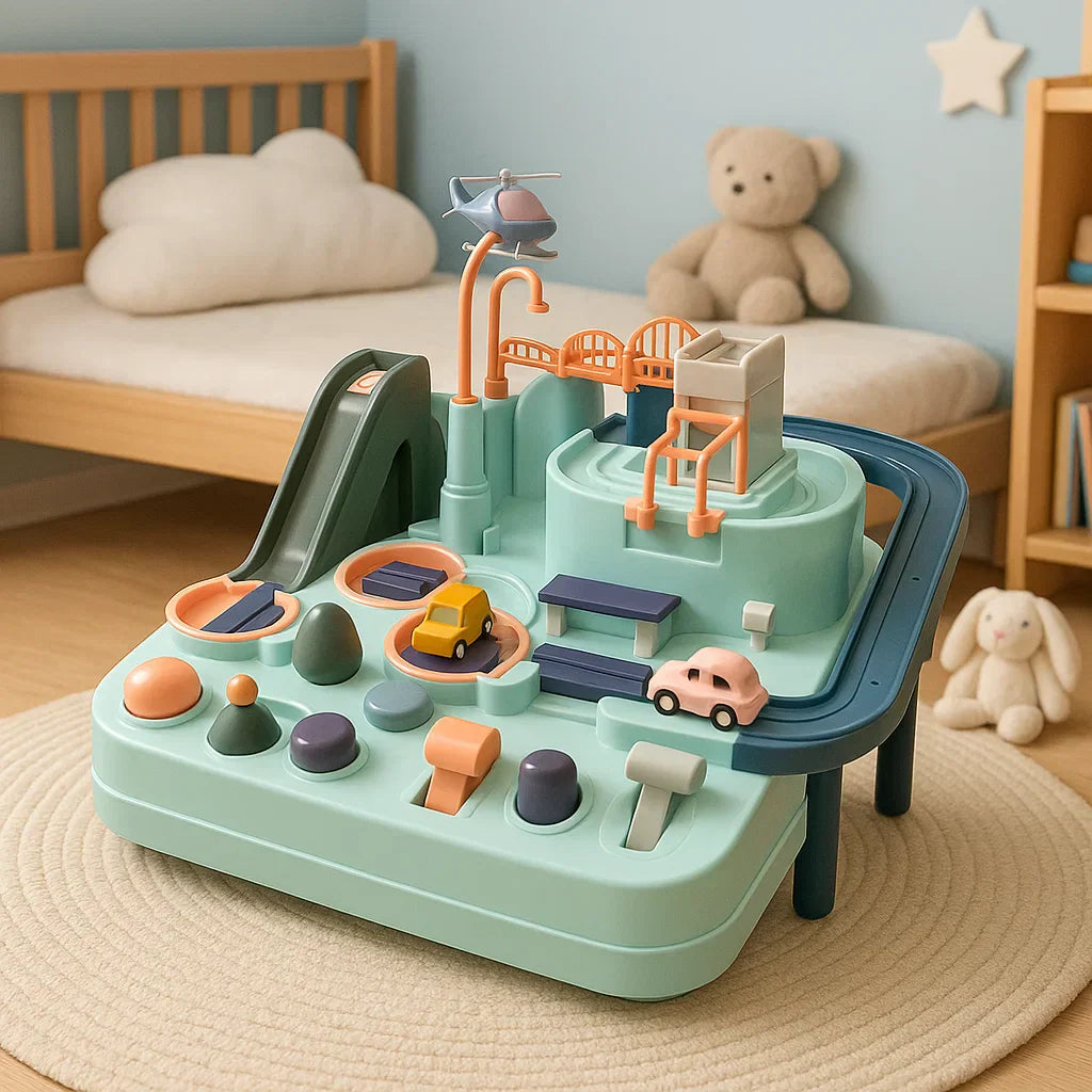 Barn Bilbana Pussel Utbildningsleksak