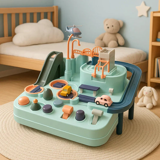 Barn Bilbana Pussel Utbildningsleksak