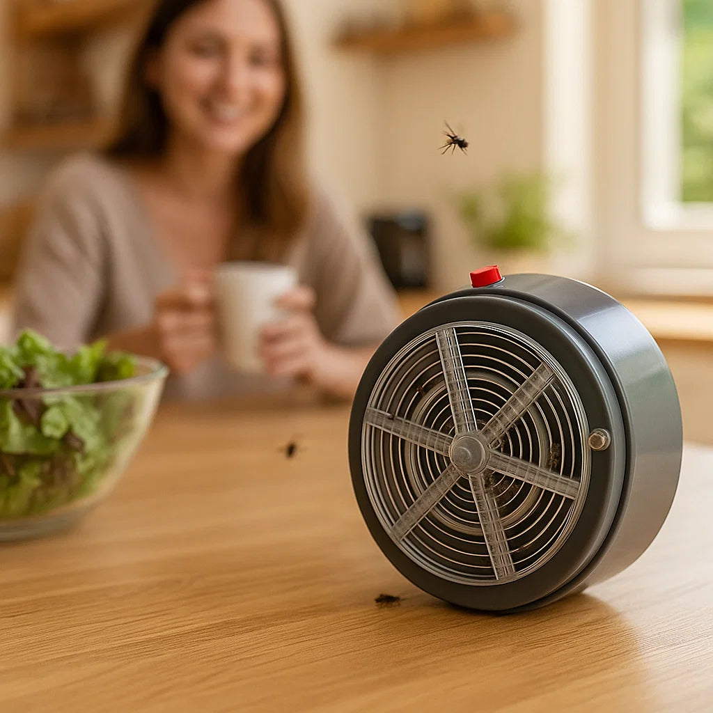 Solenergibaserad flugfälla