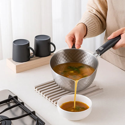 Fällbar silikon droppmatta - värmebeständigt design