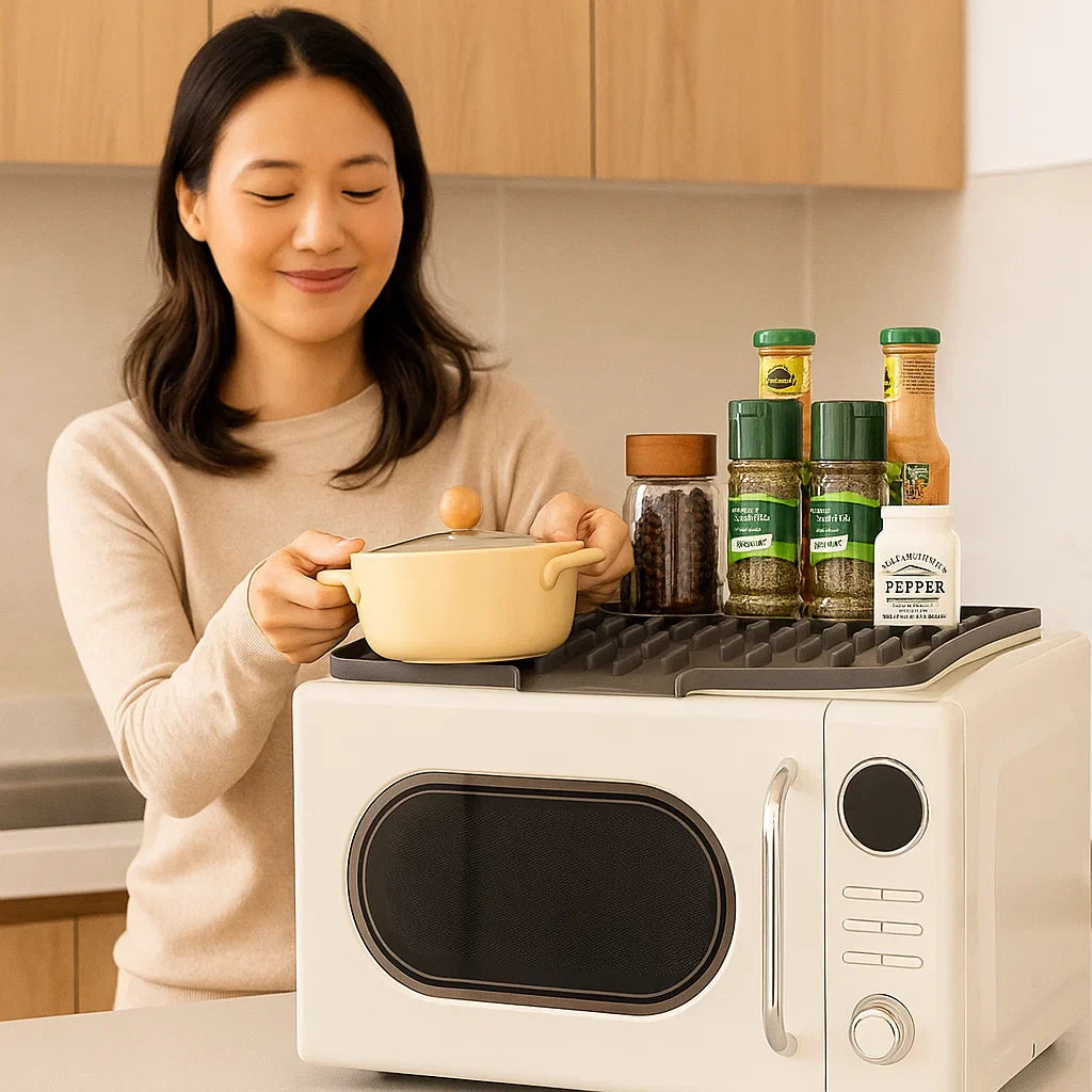 Avfasad silikontropkmatta - Värmebeständig och halkfri