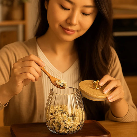 Lufttät och fuktbeständigt förvaringsglas - Återförslutningsbart