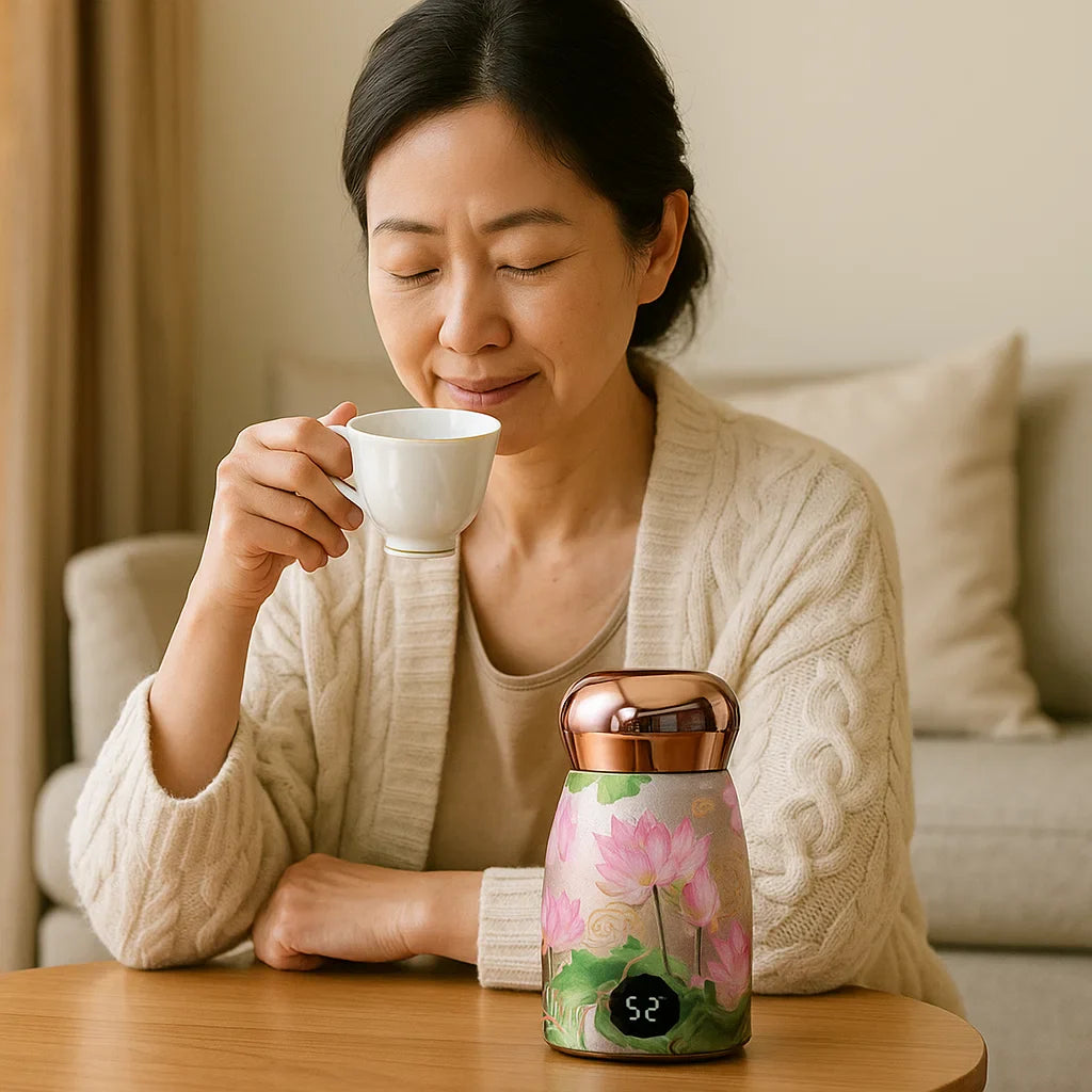 Smart Thermal Mug in Elegant Japanese Design