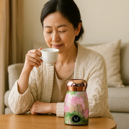 Smart Thermal Mug in Elegant Japanese Design