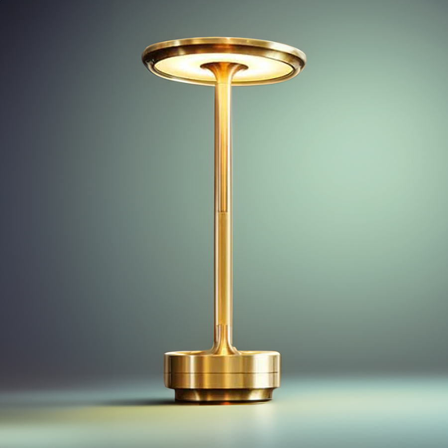 Trådlös Bordslampa | 25h USB-C Uppladdningsbar | Touch Dimmbar med 3 Färglägen | IP66 Utomhussäker