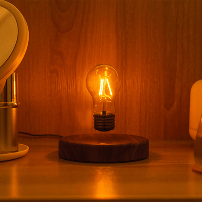 AURAFLOAT – Svävande LED-lampa med magnetupphängning och touchkontroll