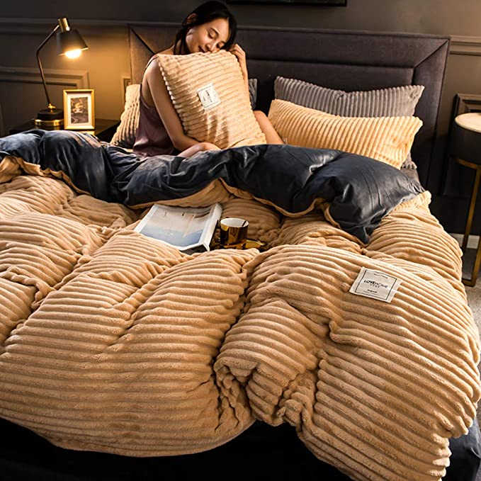 Lyxig Fleece Duntäcke - Värme och Komfort för Vintern