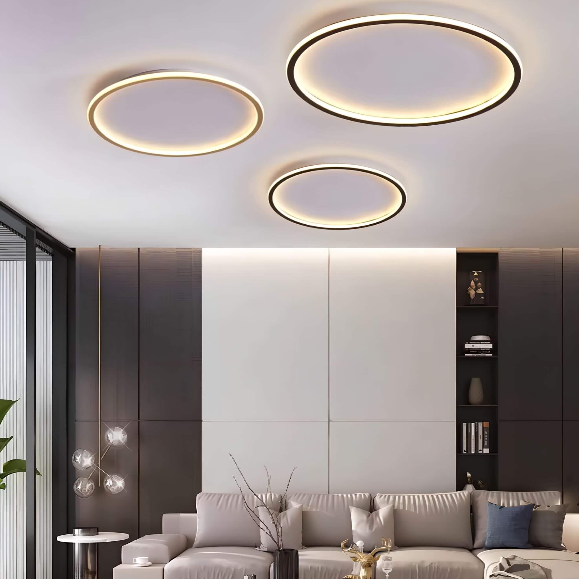 Aurora Globe LED Taklampa - Stilig Belysning för Alla Utrymmen