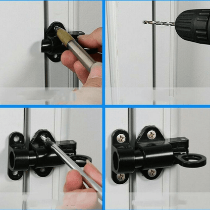 AutoLockGuard – Automatiskt fjäderslå för dörrar, fönster och skåp