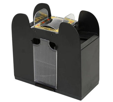 Luxora Automatisk Kortshufflare – Perfekt för 2-6 Kortlekar Batterifri Precision