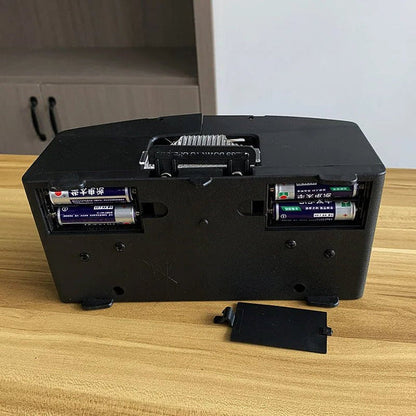 Luxora Automatisk Kortshufflare – Perfekt för 2-6 Kortlekar Batterifri Precision