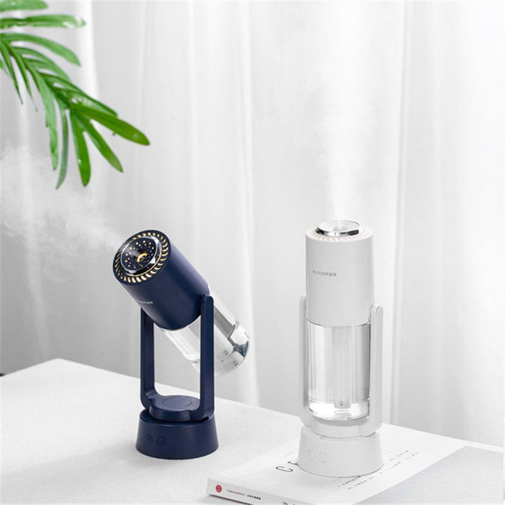 Rotating Air Humidifier With Automatic Tilt