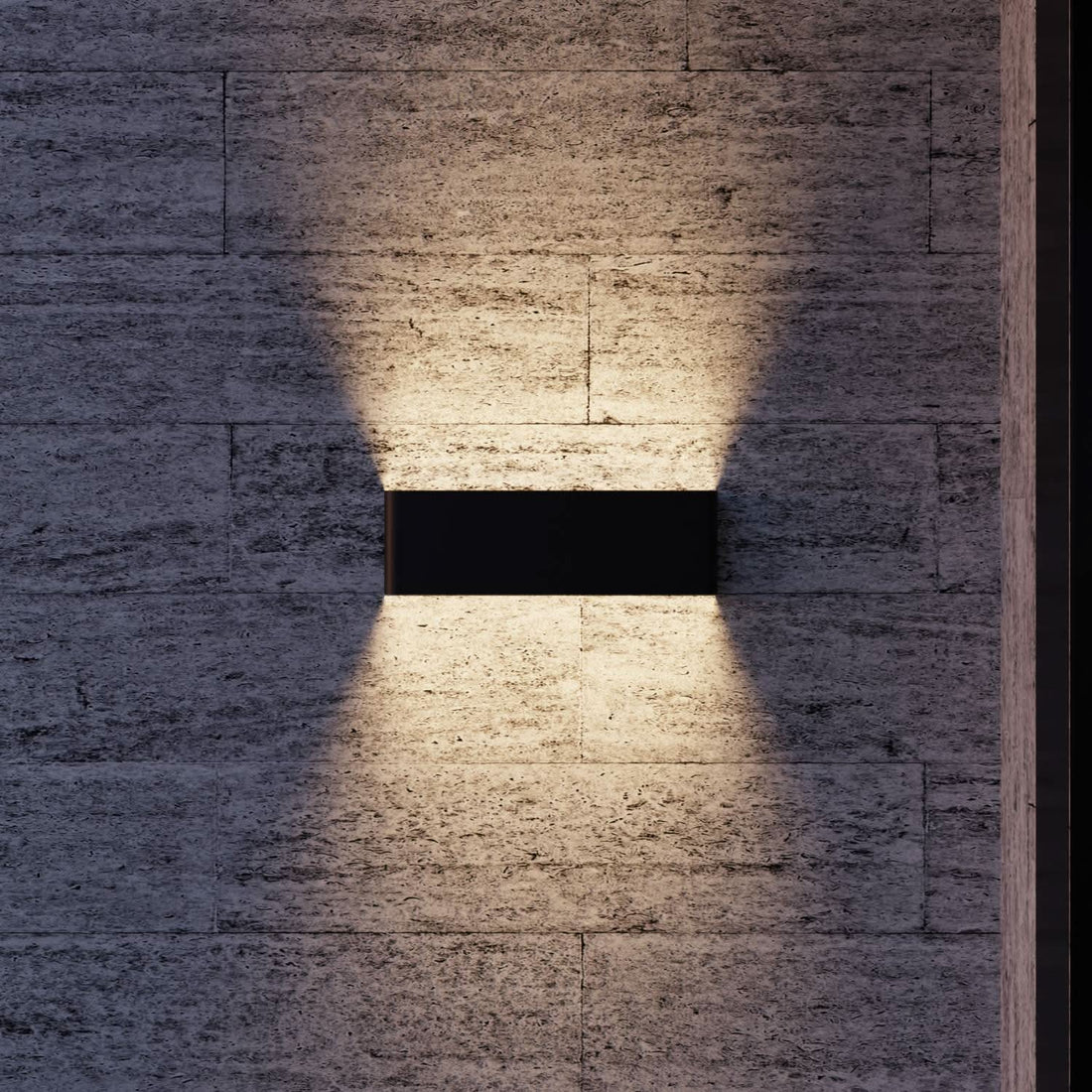Utomhus LED Vägglampa Modern Rektangel