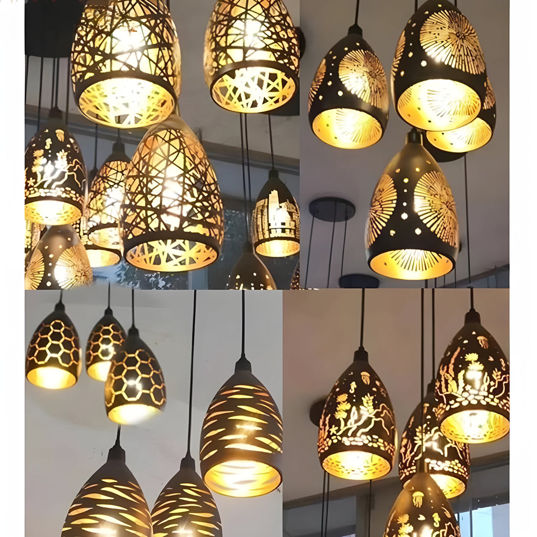 LoftWeave Light - Modern metallbur hängande lampan