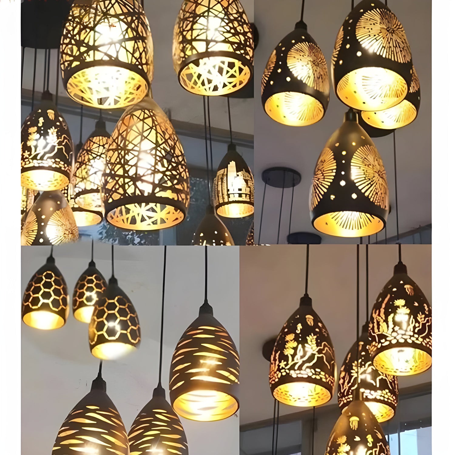 LoftWeave Light - Modern metallbur hängande lampan