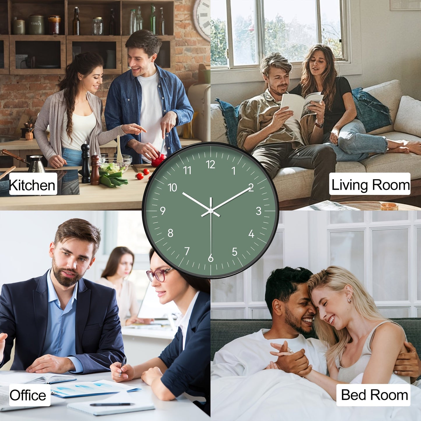 FantasyTime - Modern Tyst Väckarklocka, 20 cm