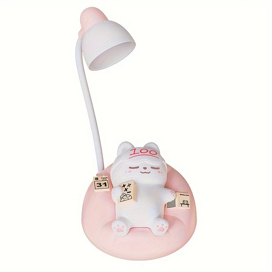 LumiKat - Mjuk Katt Nattlampa med USB Laddning