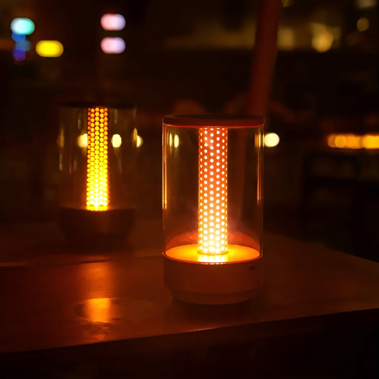 LED-bordlampa med touch – Varm stämningsljus för mysiga kvällar