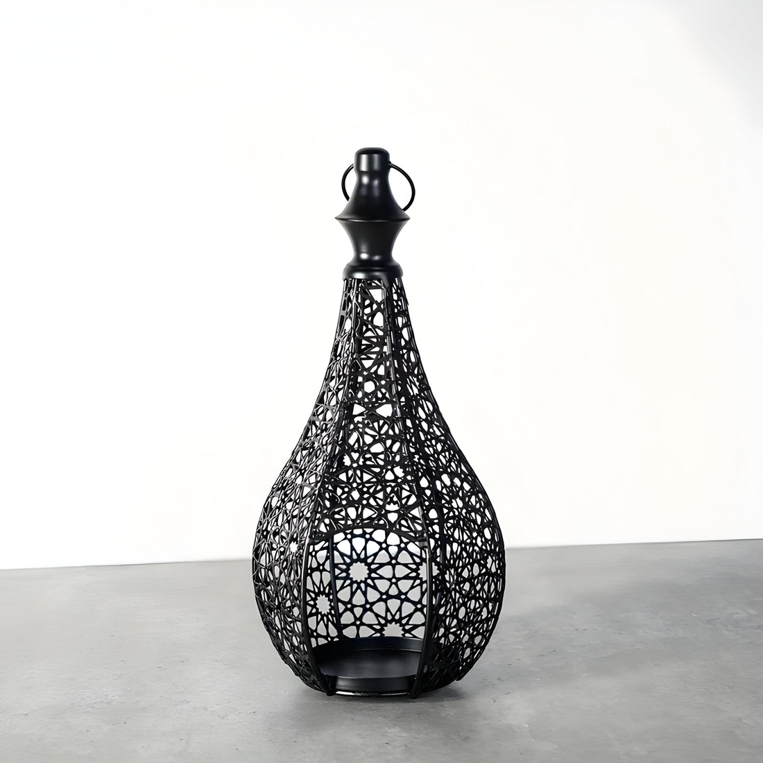 MoroccanGlow Ljuslykta - Vintage Metall Ljusställningslykta