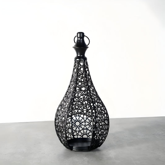 MoroccanGlow Ljuslykta - Vintage Metall Ljusställningslykta