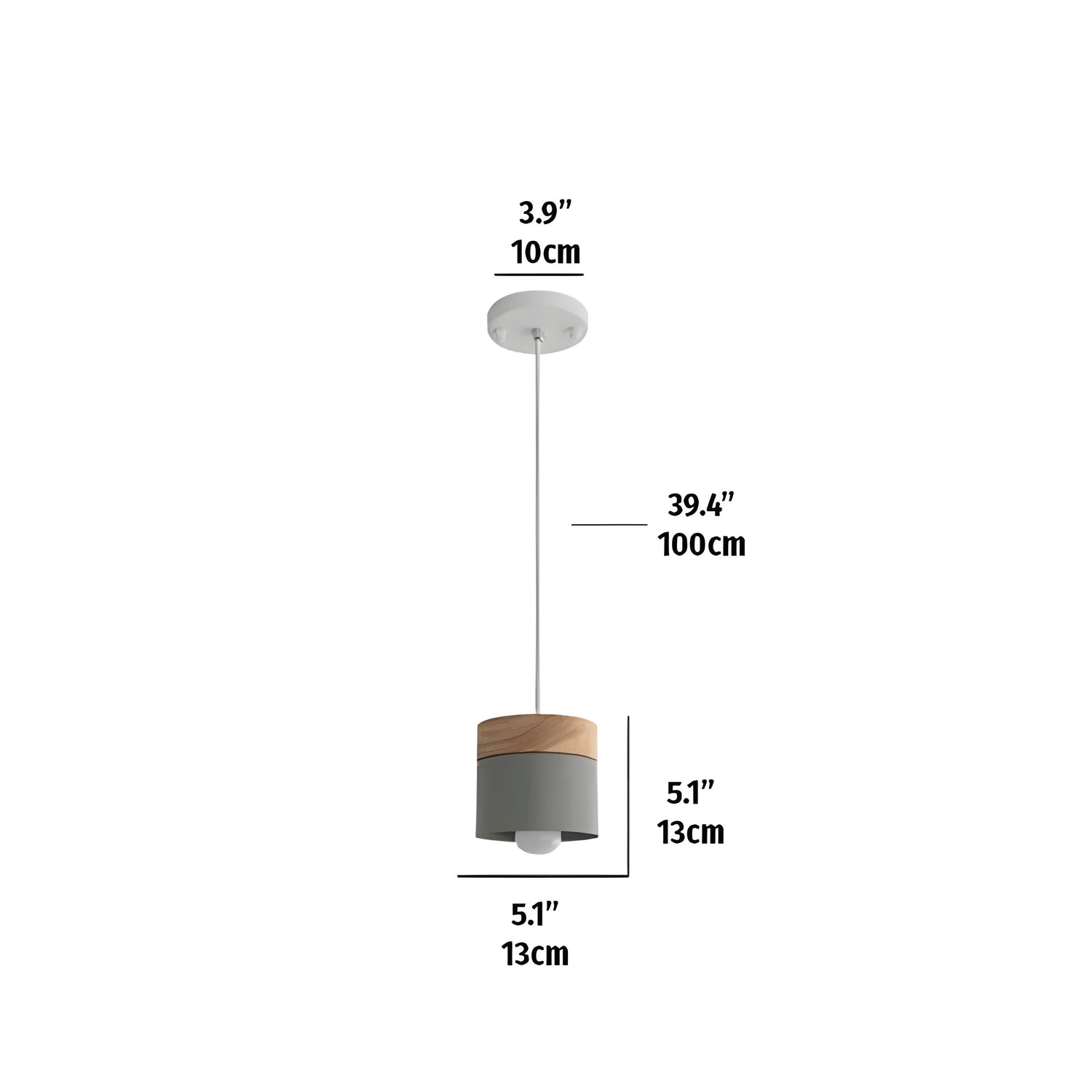 LoftCharm Light - Nordisk trähänglampa