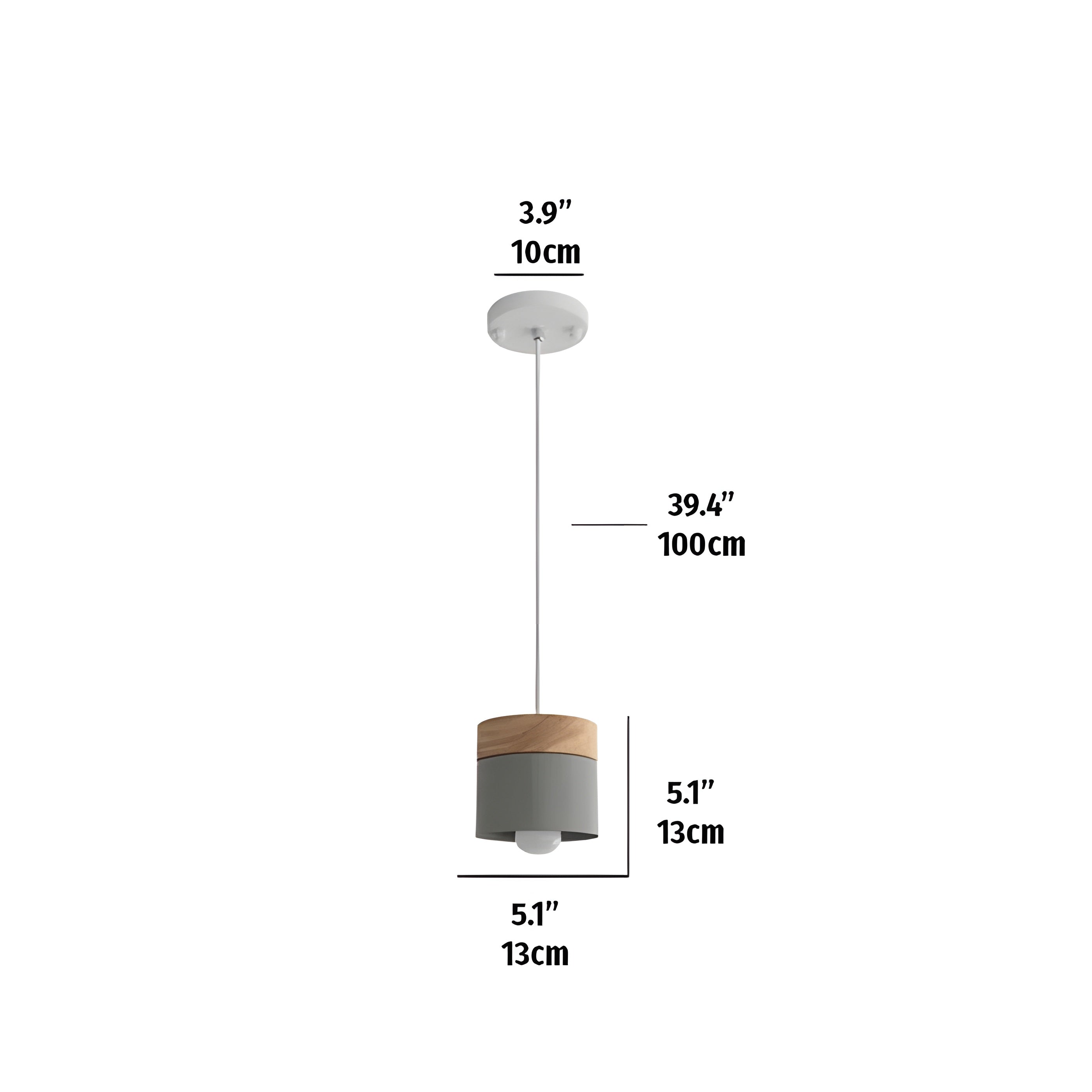 LoftCharm Light - Nordisk trähänglampa
