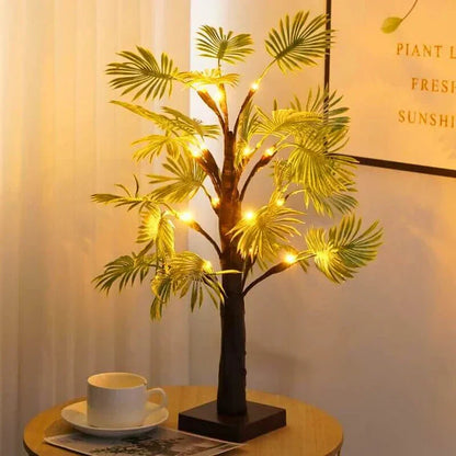 Tropiska palmblad LED-lampor