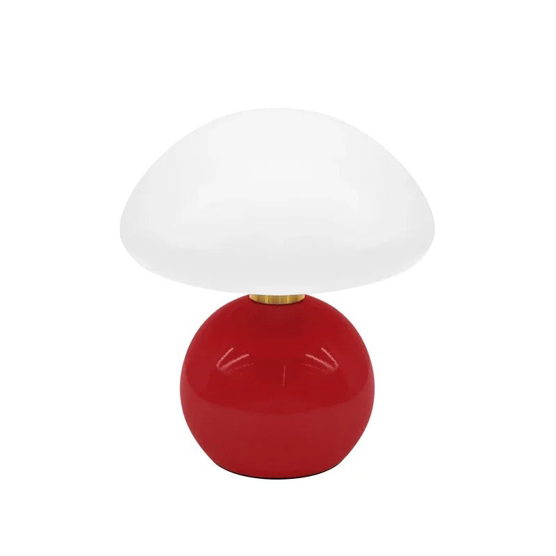 LumiGlass - Modern LED Bordslampa med Glasskärm | Dimbar &amp; Energibesparande