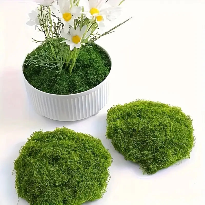 Konstgjord mossa för landskapsdesign – Mossa och blommor för dekoration och floristisk
