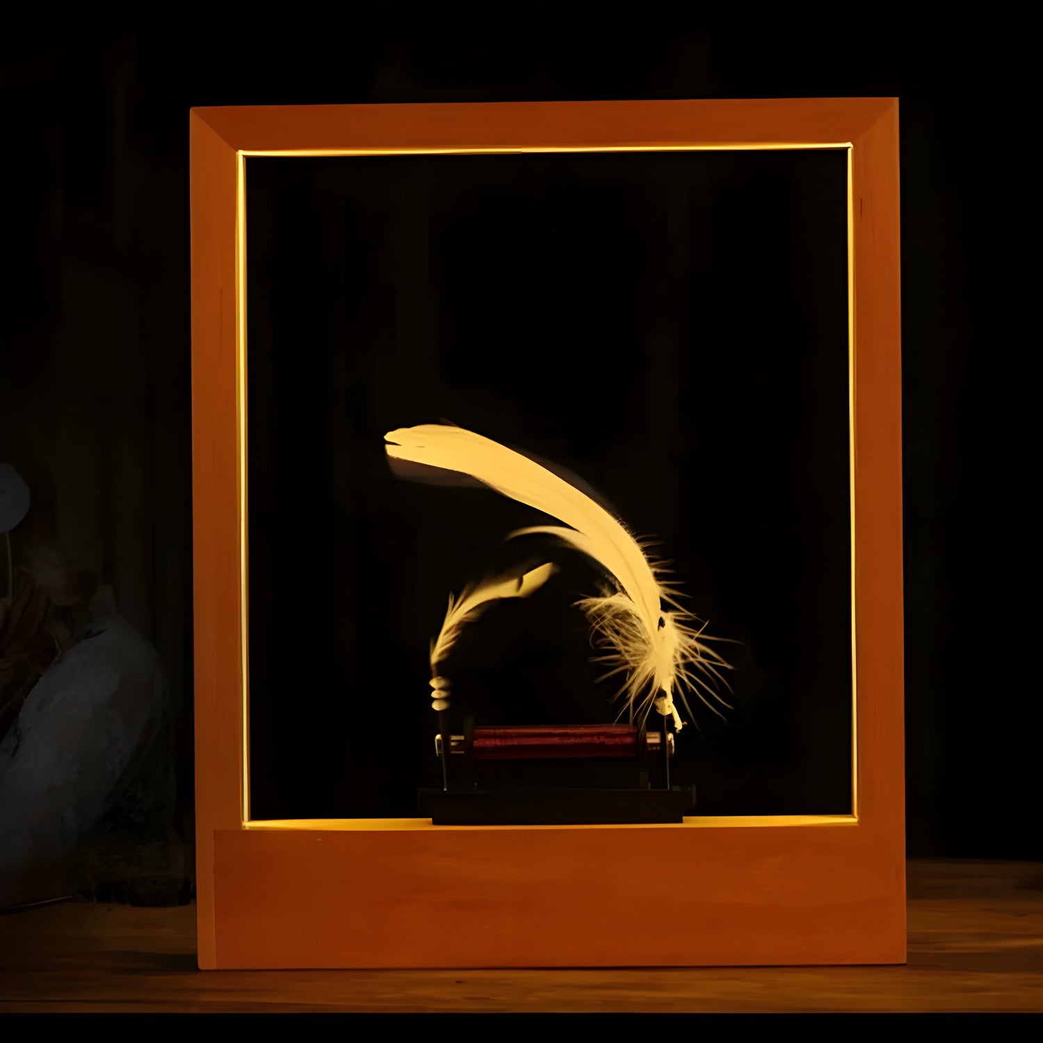 MagicDrift Lampa – 3D LED Nattljus i slowmotion