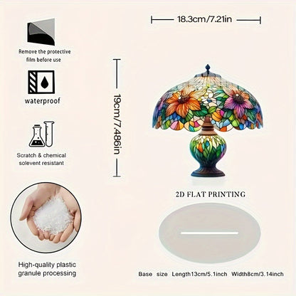 GlamTafel - Stilfulla Akryl Bordslampa Dekoration