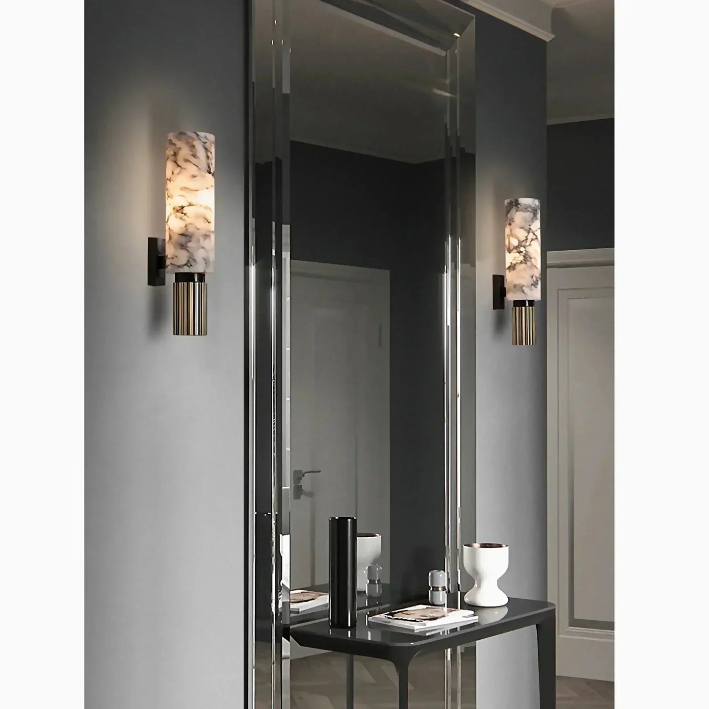 StoneGlow - Marmorvägglampa för en Lyxig Utstrålning