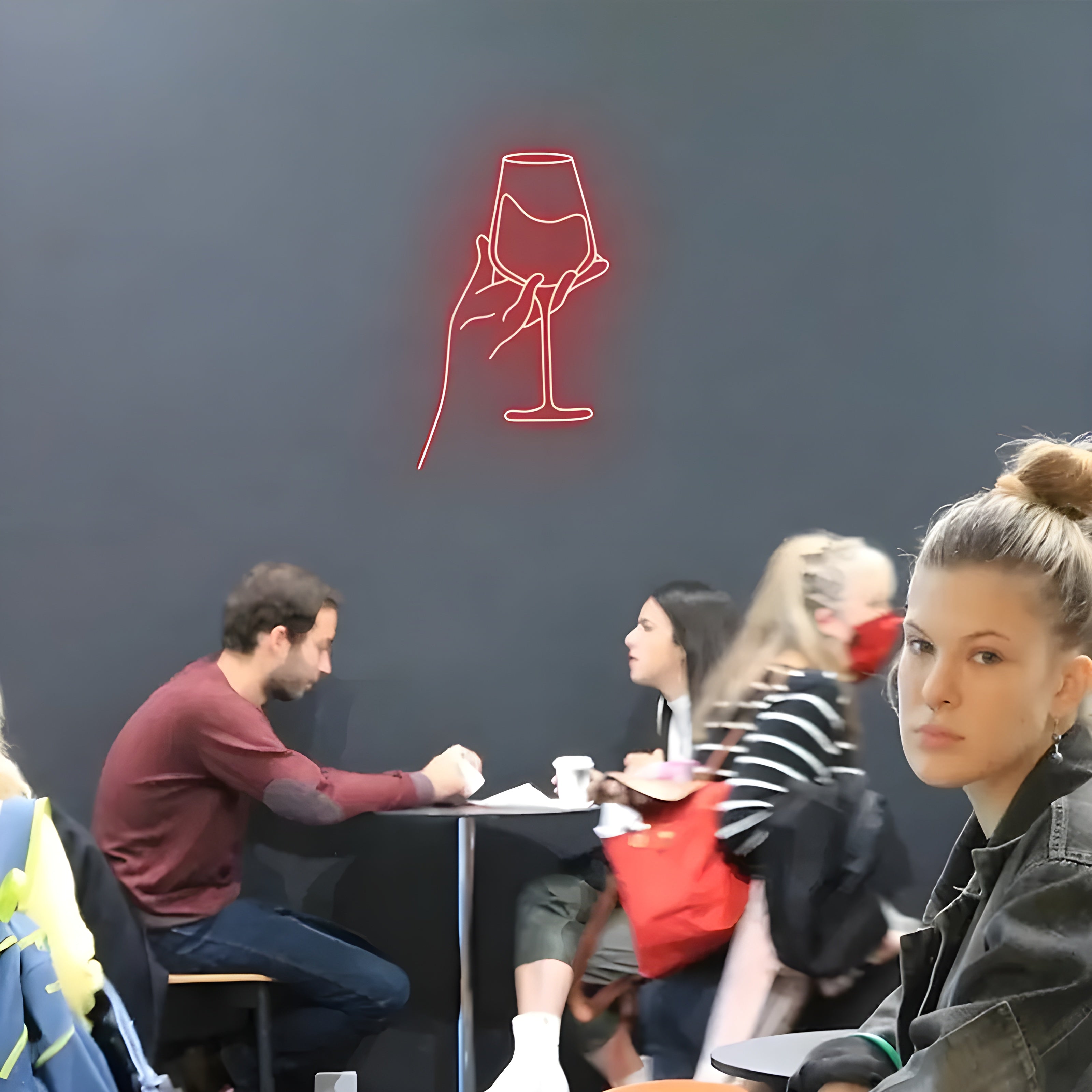 ToastBright Light – Prost! Vin Glas Neon LED Ljus