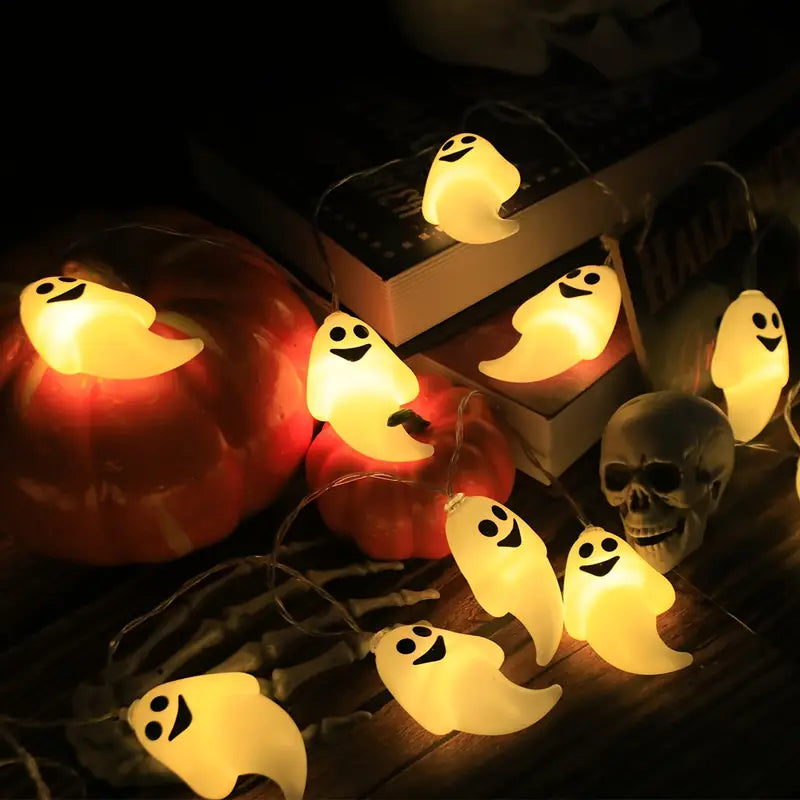 Halloween Ljuslina – Batteridrivna LED-Deko för skrämmande fester