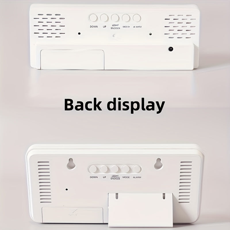 Färgglad LED Digital Klocka - För en Glad Start på Din Dag