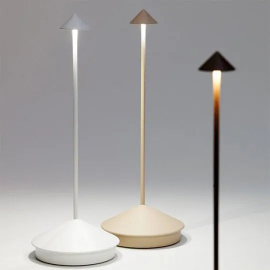 ZenLume - Minimalistisk LED Bordslampa | Vattentålig och Dimbara Trådlös Belysning