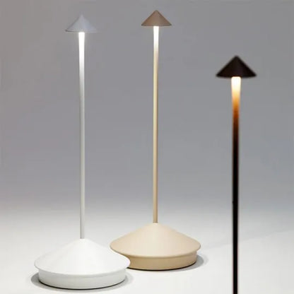 ZenLume - Minimalistisk LED Bordslampa | Vattentålig och Dimbara Trådlös Belysning