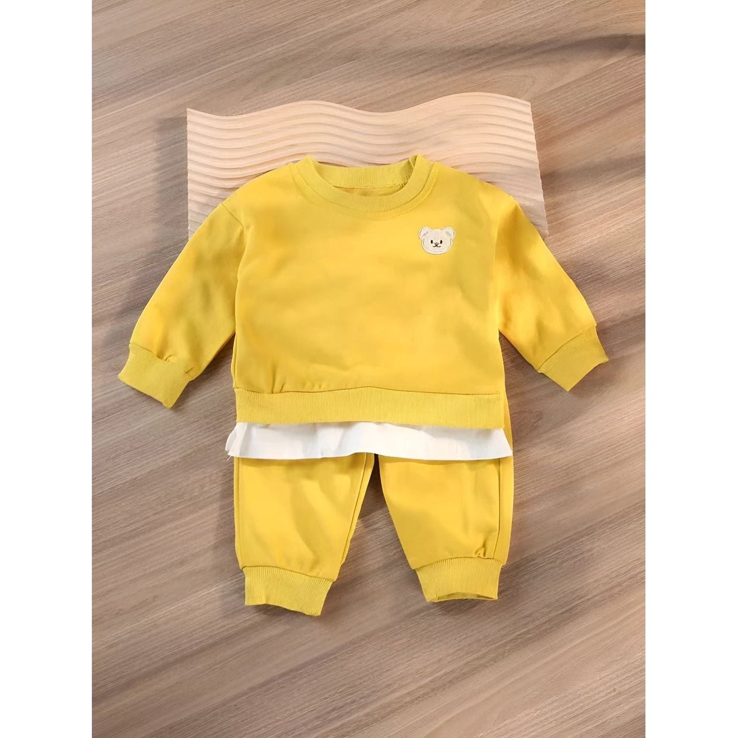 Cozy Cubs - Unisex-Babybjörnar Passande Set för Spädbarn - Tvådelat Set - Tröja och Byxor