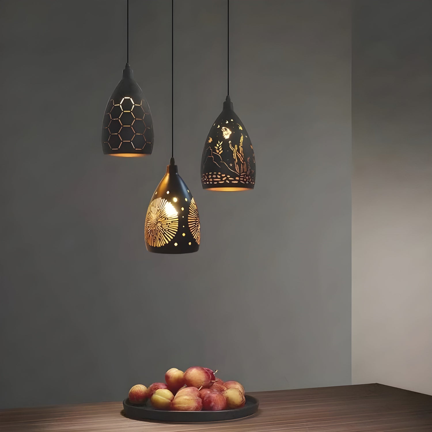 LoftWeave Light - Modern metallbur hängande lampan
