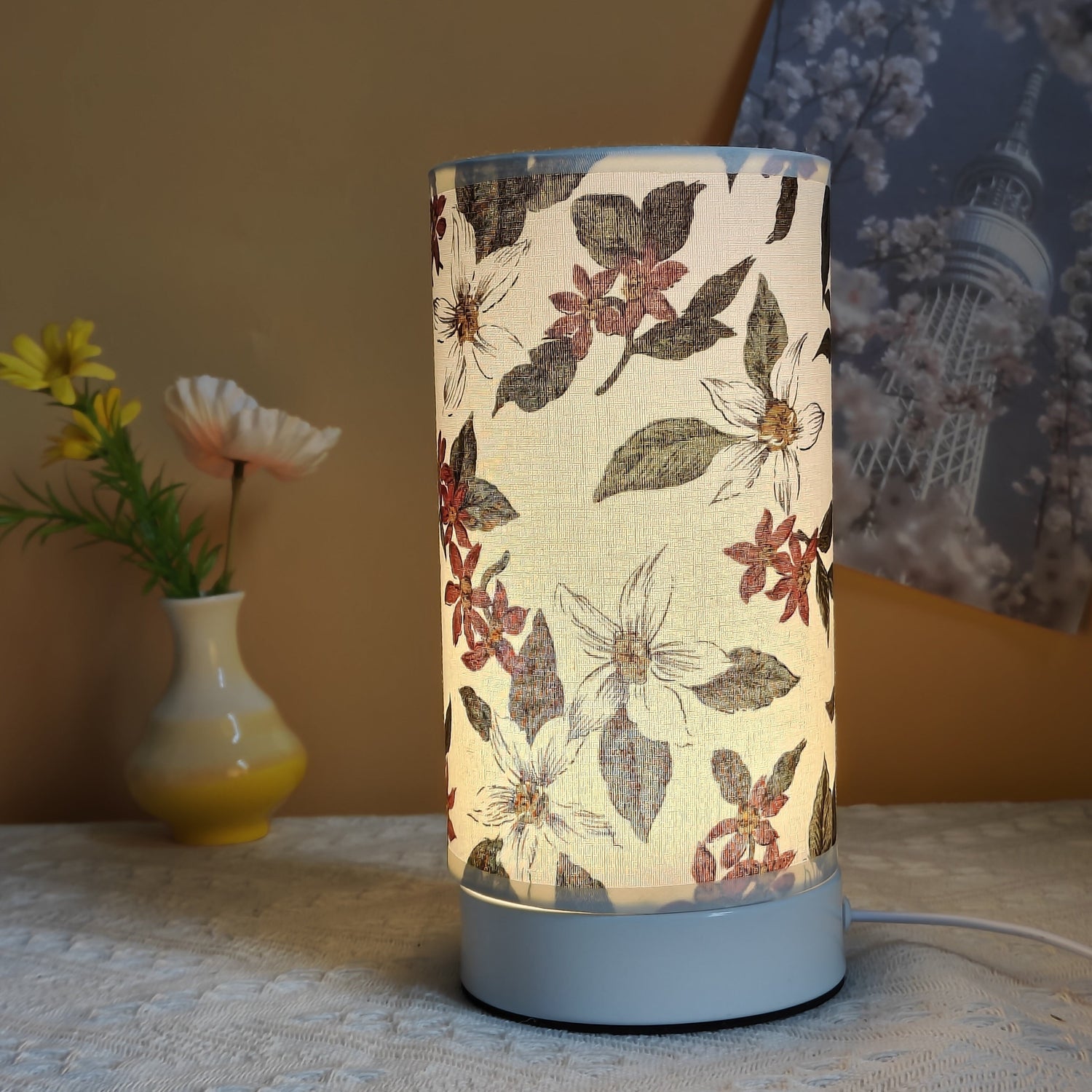 HoutLicht - Kreativ Trä Bordslampa med LED