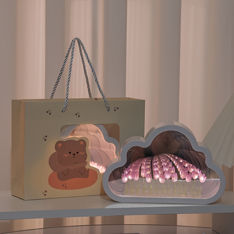 TulipGlow - LED Tulpan Nattlampa för Rumsdekoration