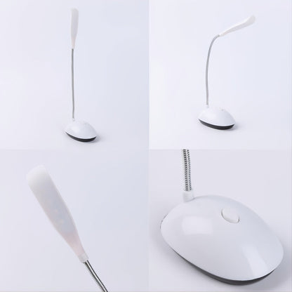FlexiGlow - LED Svanhals Skrivbordslampa på AAA Batterier för Ögonskydd