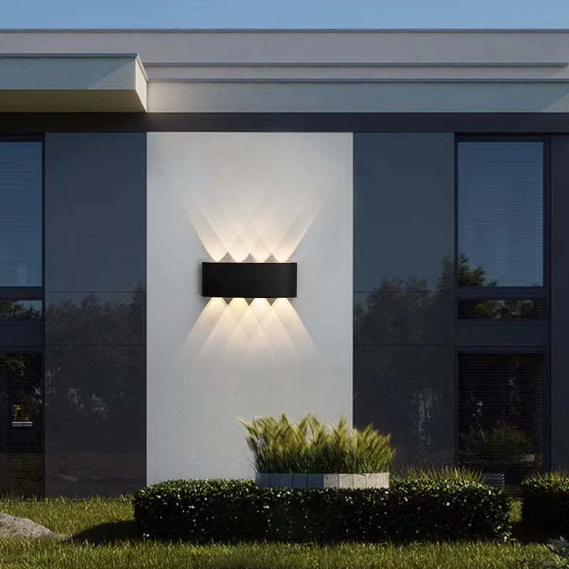 Vägglampa Modern Vit LED Vattentålig Lampa