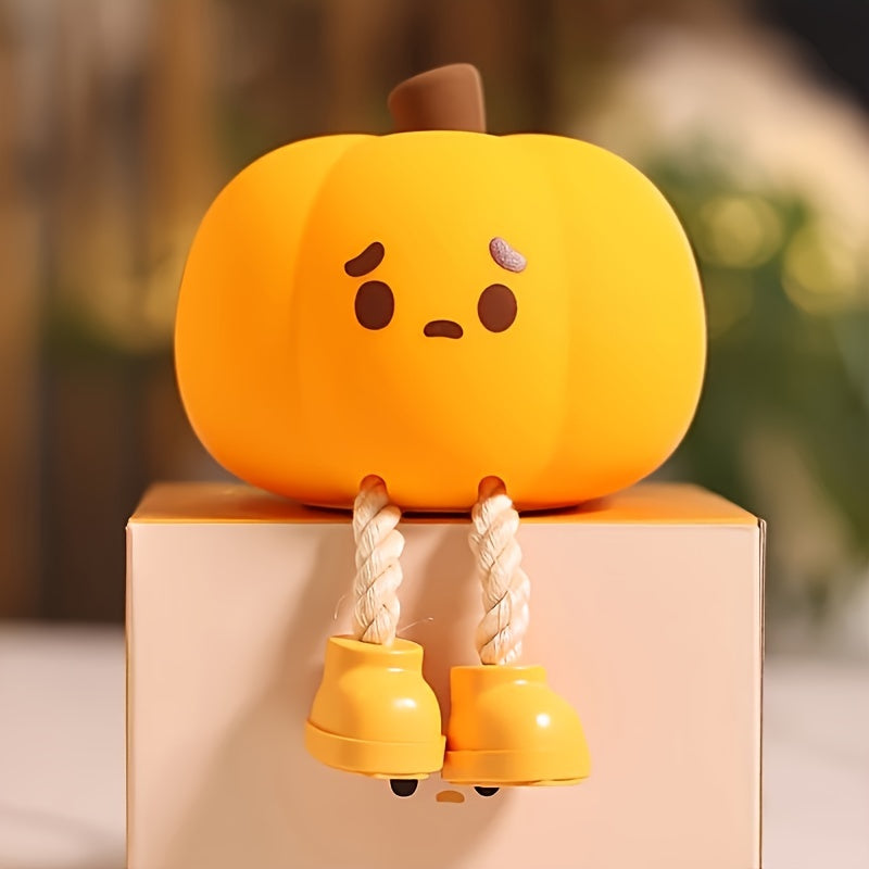PumpkinGlow - USB-Uppladdningsbar LED-Pumpa Nattlampa