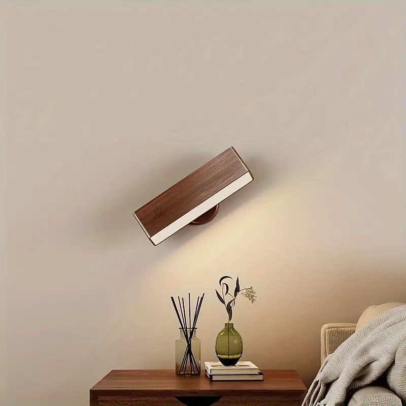 Återuppladdningsbar designer vägglampa