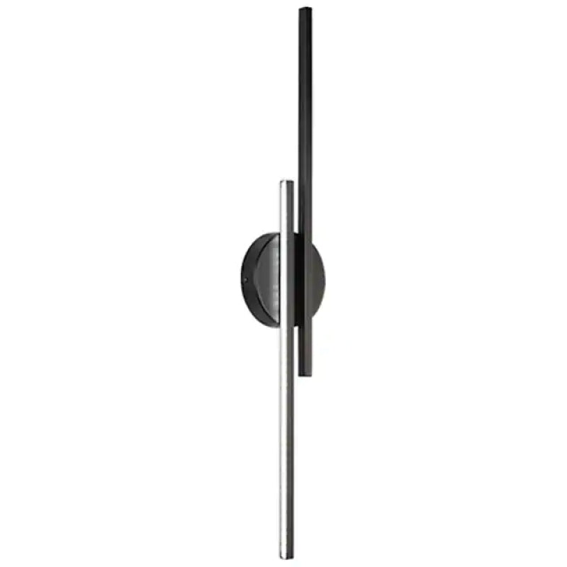 Alana Modern LED Vägglampa - Tvålinjär, Svart/Vit, Metall, Sovrum